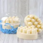 SILICONE SOAP MOLDS – 4 CAVITIES MASSAGE BAR ELLIPSE MOLD