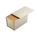 Non stick Aluminium Bread Loaf tin baking pan with lid