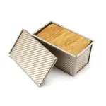 Non stick Aluminium Bread Loaf tin baking pan with lid