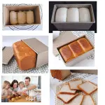 Non stick Aluminium Bread Loaf tin baking pan with lid
