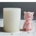 3D Praying Girl blessing silicone mould