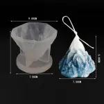 3D Iceberg Mountain peak silicone mould