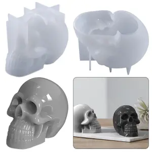 3D Skull Silicone mould (small)