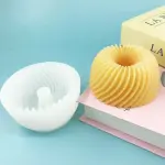 Spiral donut shape silicone mould