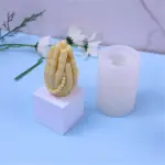3D Folding hand praying theme silicone mould