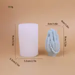 3D Folding hand praying theme silicone mould