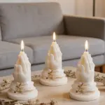 3D Folding hand praying theme silicone mould style 2