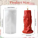 Cylinder Pillar candle silicone mould style G