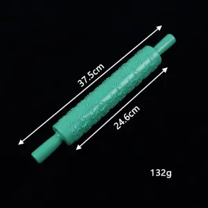 Floral texture rolling pin