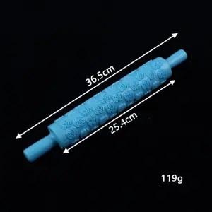 Rose Flower texture rolling pin