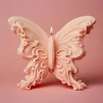 Butterfly Silicone candle mould