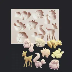 Animal Owl squirrel deer bird animal theme jungle mould