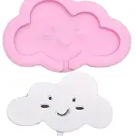 Smiling cloud popscile silicone mould