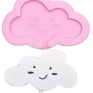 Smiling cloud popscile silicone mould
