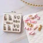 Candy bow theme silicone mould