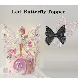1 pcs Led Butterfly topper