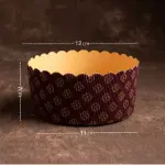 1 pcs Paper Round Plumpy Baking Cake Pan Mould