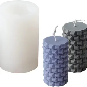 3D Hexagon candle Silicon Mould
