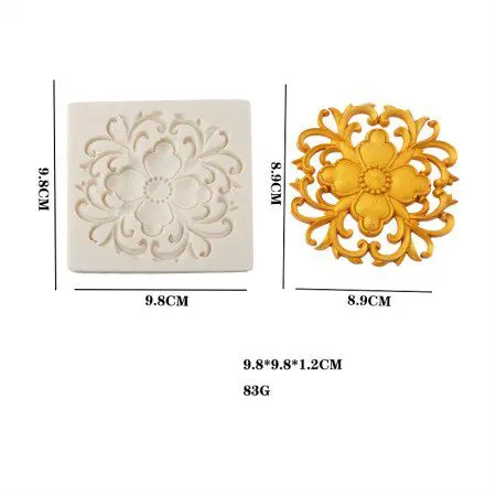Vintage Element Silicone Mould for Fondant, Chocolate & DIY Crafts