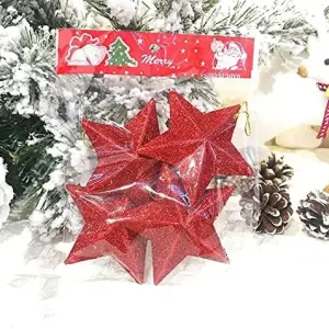 Sparkly Outside Inside Hanging Star Ornament