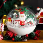 Clear round box plastic ball size 12 cm