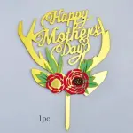 Happy mothers day printed acrylic cake topper