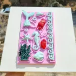 3D Mermaid sea theme silicone mould