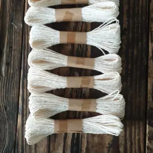 10m meters White thread packaging bag packaging rope (1 pcs)