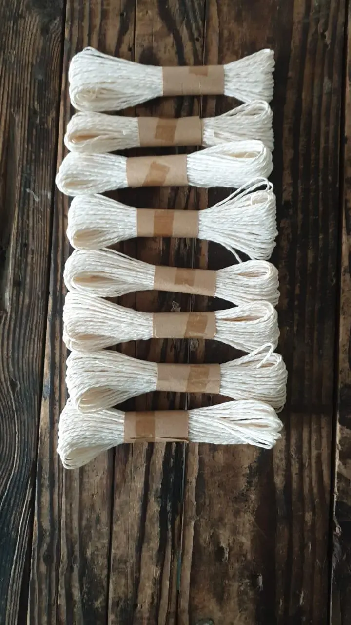 10m meters White thread packaging bag packaging rope (1 pcs)