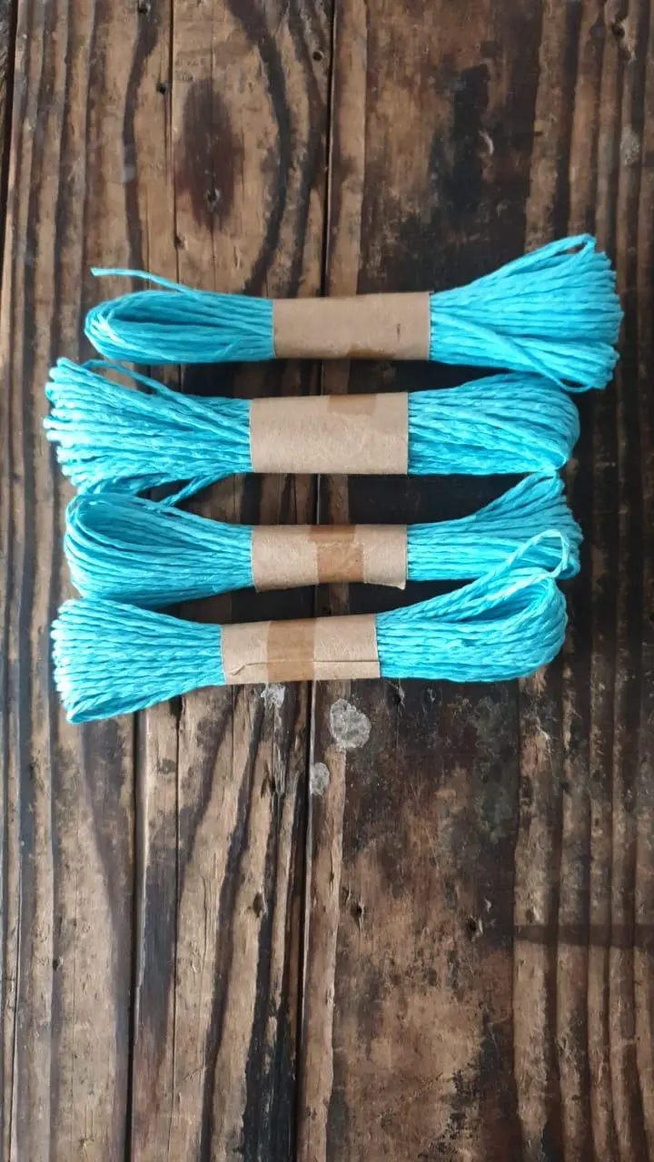 10m meters Light blue thread packaging bag packaging rope (1 pcs)