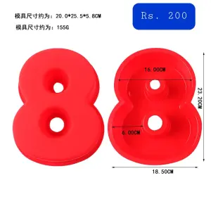 Numbers Cake Toppers - Birthday Cake Decoration