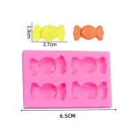 4 Candy theme silicone mould