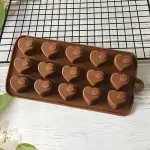 Circled heart Chocolate silicone Mould