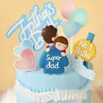 Super dad Fathers Day cake Toy topper