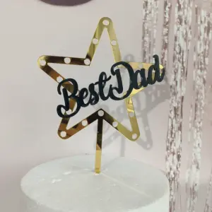Best Dad cake topper Style 26