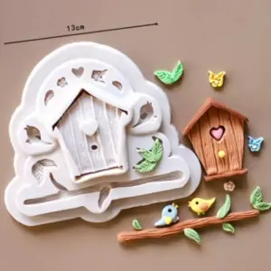 Bird House Silicone Mould Tree House Silicone Mould