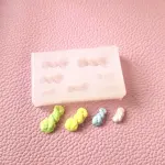 Mini Biscuit twists silicone mould