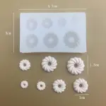 7 sizes bunt cakes Silicone mould