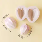 2 cavity Tulip flower Petal Silicone Mould