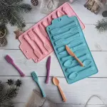 Spoon Fork Knife Chocolate Silicone Mould