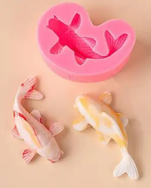 Koi Fish Silicone mould Style 1