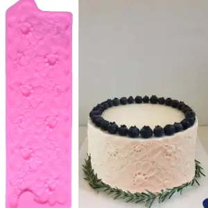 Floral Lace Cake Boarder decoration Silicone Lace Mat
