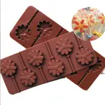 6 cavity Flower Lollipop Cake pops Silicone Mould