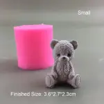 3D Teddy bear theme Silicone mould Style (Small)
