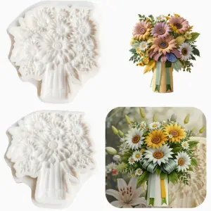 Flower Bouquet Flower vase Silicone Mould