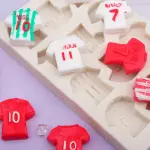 Sports Jersey Football Jersey Silicone Mould