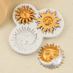 Retro Sun and Moon Silicone Mould