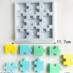 Puzzle Shape Silicone mould