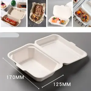 10 Pcs Long White bento Box