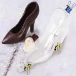 High Heels Lady Shoe Stilettos Sandal Chocolate Candy Mold with Magnets Polycarbonate Chocolate Mould - Small